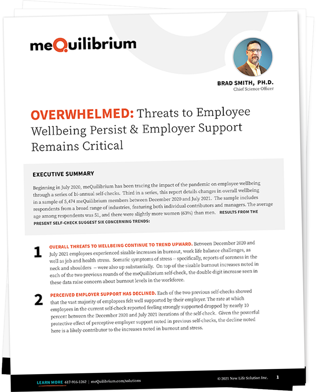 Overwhelmed: Threats to Employee Wellbeing Persist & Employer Support Remains Critical